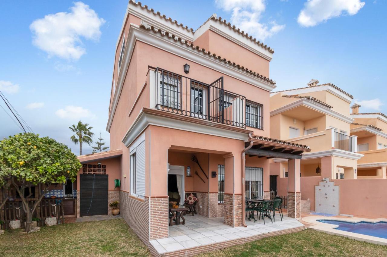 Villa Estilo Mediterranea Con Piscina, Jardin, Bbq Y Jacuzzi - Villa Bel Air Real 埃斯特波纳 外观 照片