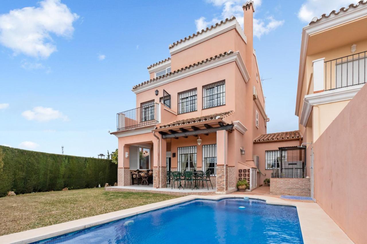 Villa Estilo Mediterranea Con Piscina, Jardin, Bbq Y Jacuzzi - Villa Bel Air Real 埃斯特波纳 外观 照片